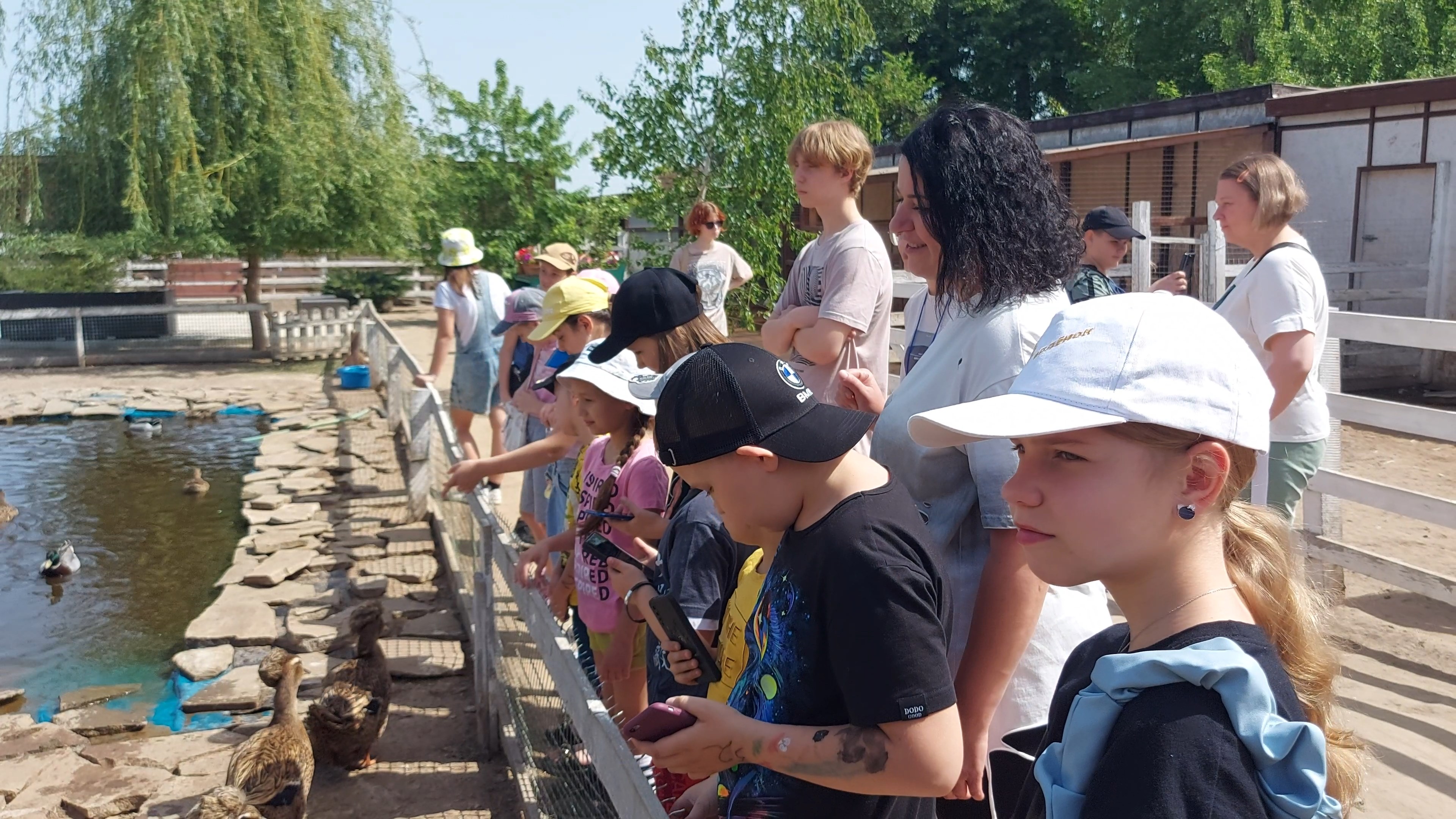 Дети из Белгорода посетили экскурсию на ферме экзотических птиц в Волгоградской области